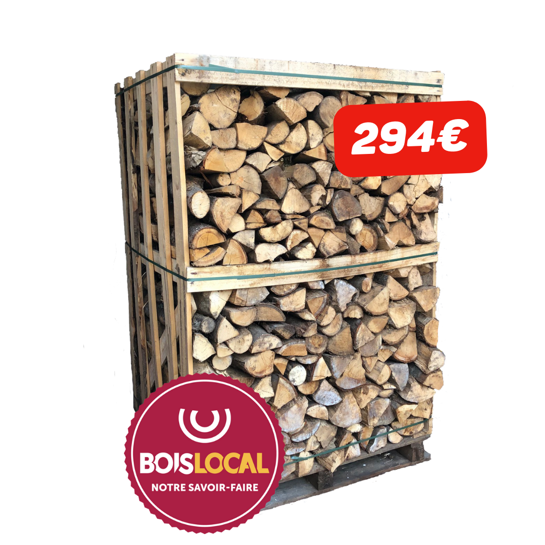 Bois de chauffage local demi-sec – 3 stères de bois en 33cm ou 2,6 en 50 cm