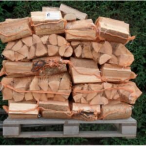 15 sacs de bois de bouleau 100% sec de 8 kg – 25cm