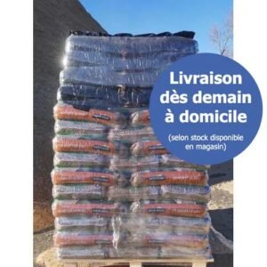 Palette granulés de bois NATURE PELLETS (84 sacs de 15kg)