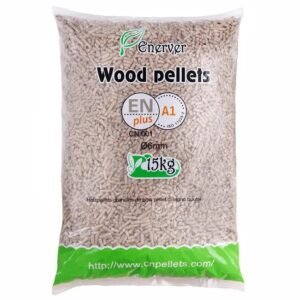 WOOD PELLETS – Granulés de bois sac 15 KG – X40 Sacs – 600KG – ENERVER