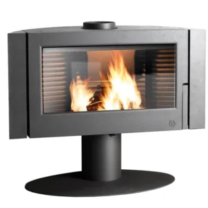 Poêle à bois INVICTA Antaya anthracite, 12 kW